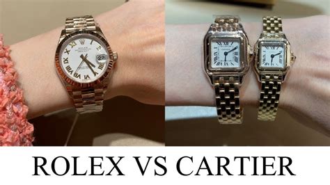 womens redesign rolex and cartier vintage watches|Cartier watches vs Rolex.